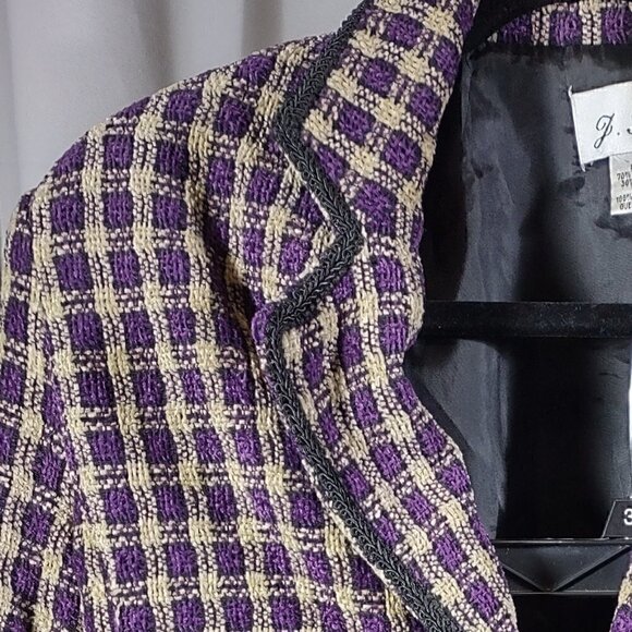 J.P.C. Purple/Gold Blazer And Skirt Size 12 - Picture 3 of 13